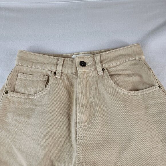 Cotton On “Mom Jeans” Beige  in Color relaxed straight Women's Size 4 - Picture 4 of 11